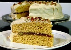 Southern Caramel Cake with Jack Daniels