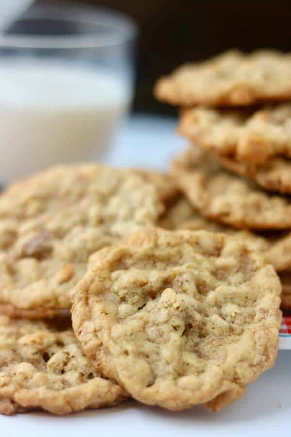 Homemade butterscotch cookies