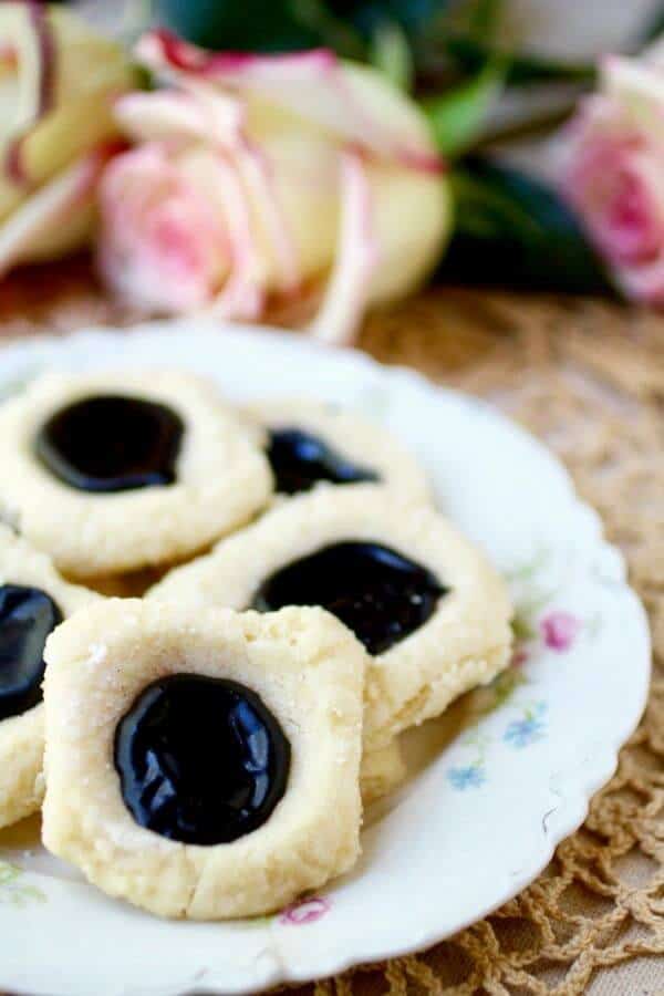 Earl Grey Chocolate Thumbprint Cookies ship will for holiday giving. From RestlessChipotle.com