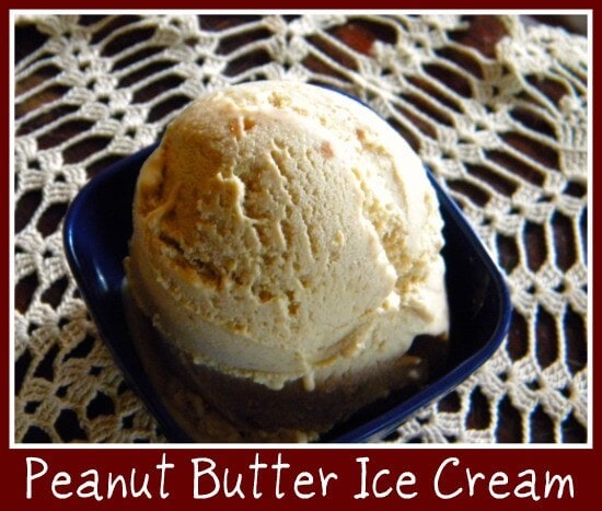 peanut butter ice cream for the peanut butter lover