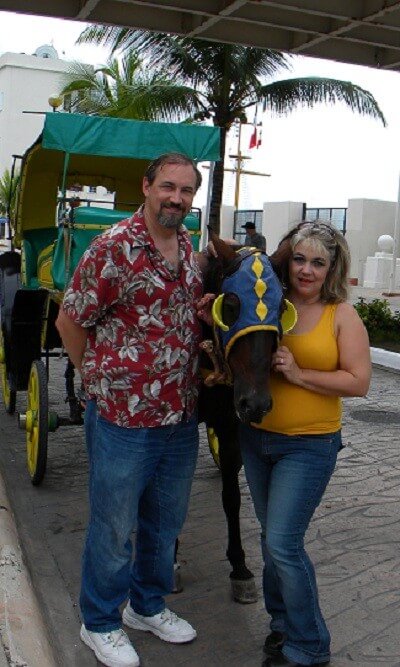 mayan horse in cozumel