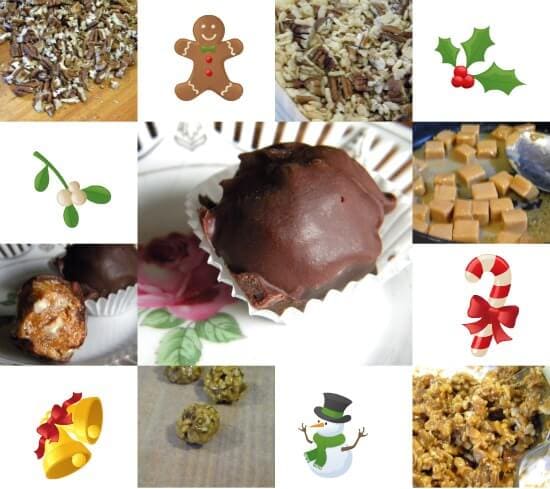 a collage of images of chocolate candy