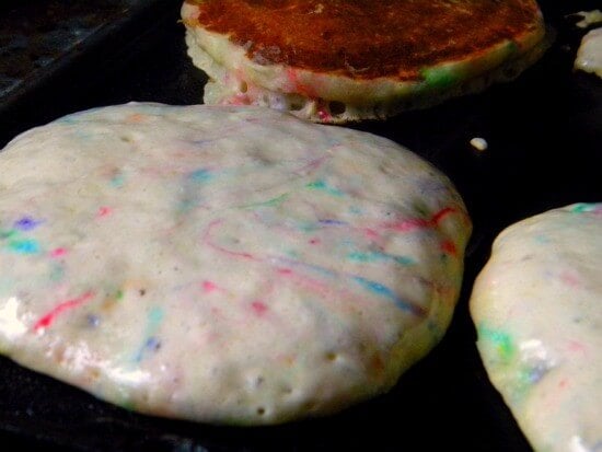 rainbow pancakes