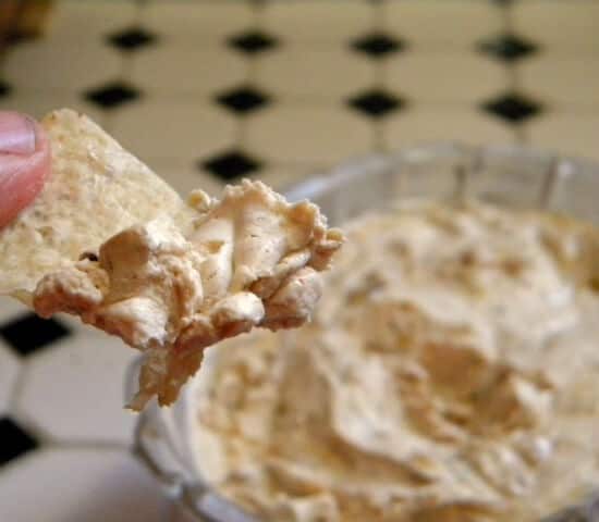 This homemade onion dip is easy to make with Greek yogurt and caramelized onions.