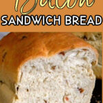 Bacon bread pin for Pinterest