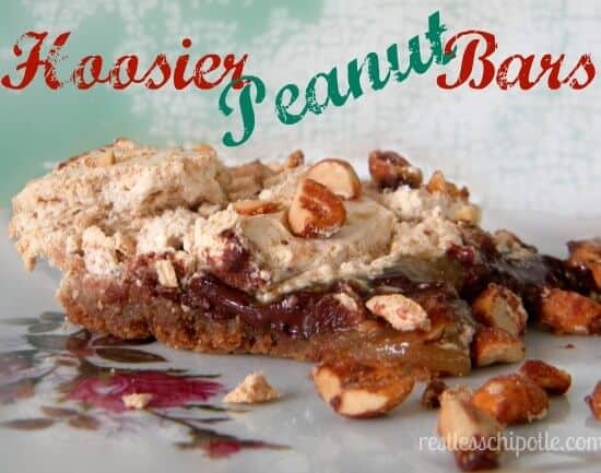 hoosier peanut bars