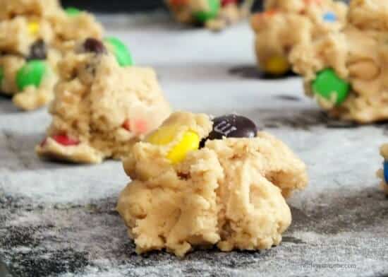 Peanut M&M Cookies – Dollop of Dough