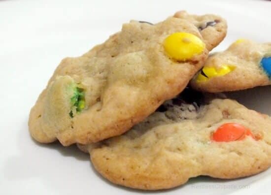 peanut butter m&ms cookies