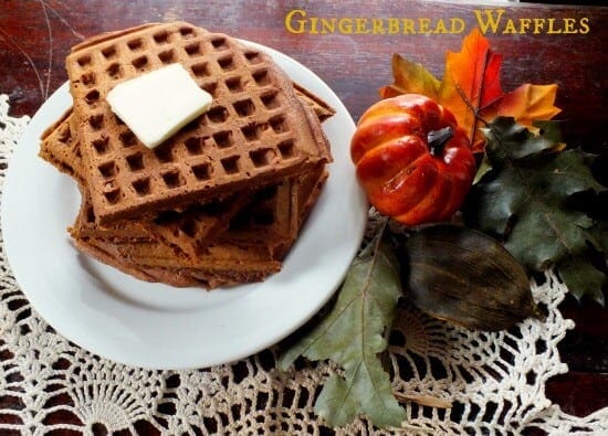 gingerbread waffles
