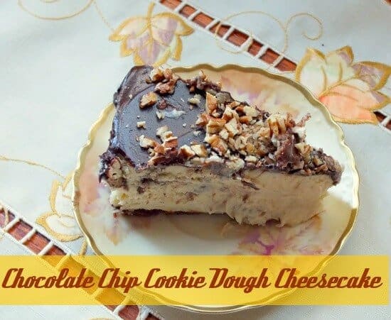 cookie dough cheesecake