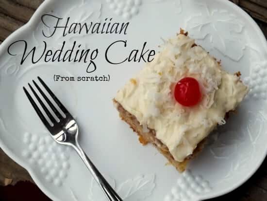 hawaiian wedding cake