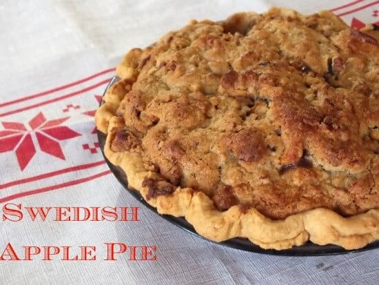 swedish apple pie