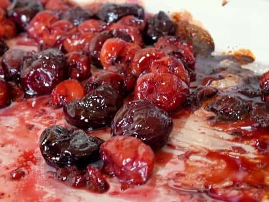 roasted cherries