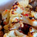 spicy roasted cauliflower