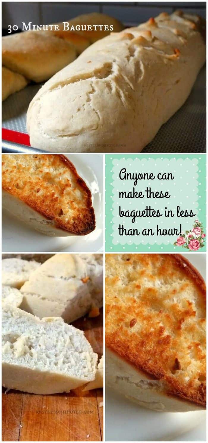Homemade Baguette: Quick, Easy, and Done in 30 Minutes | Restless Chipotle