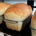 3 loaves of finished bread.