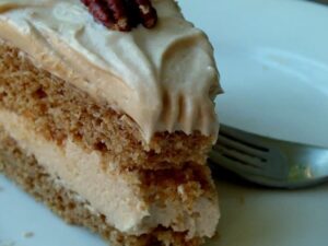 spice cake closeup