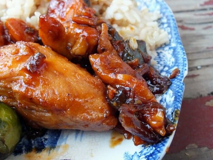 Dr Pepper Sticky Chicken Close-up| restlesschipotle.com