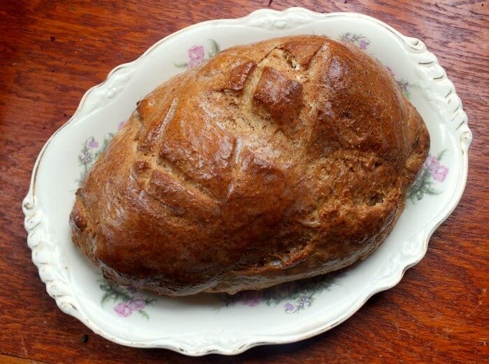 loaf of limpa bread