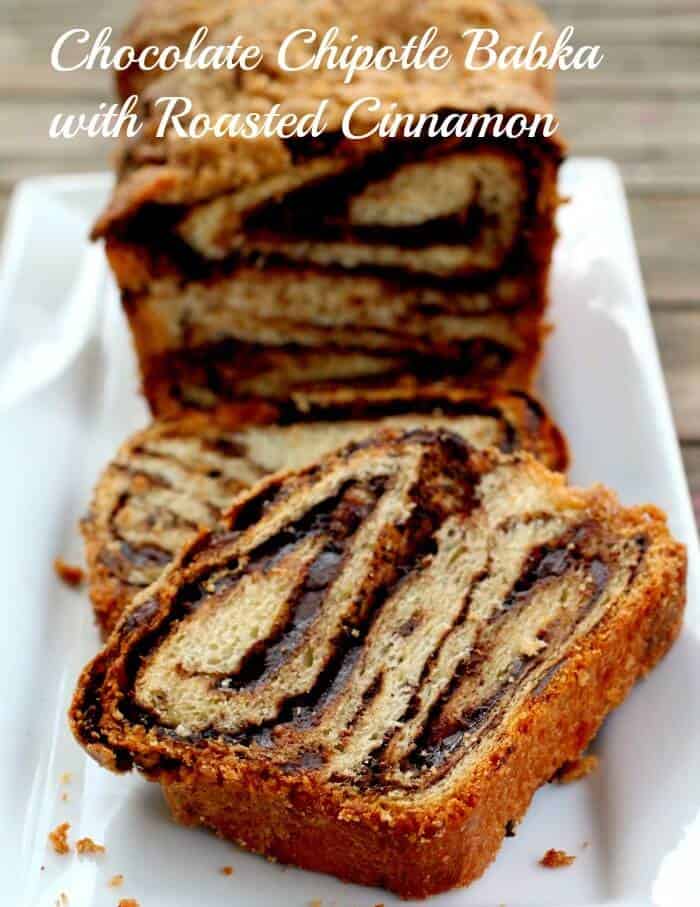 chocolate chipotle babka for brunch