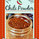 Branded pin with image of chili powder for pinterest