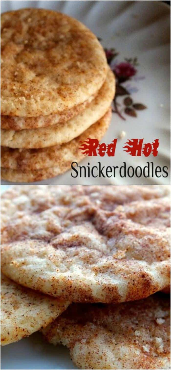 These spicy red hot snickerdoodles are just right for autumn snacking! From RestlessChipotle.com