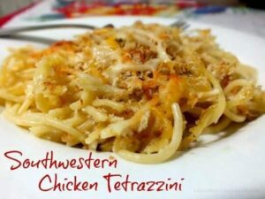 chicken tetrazzini with southwestern flavor|restlesschipotle.com