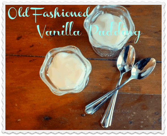 Old fashioned vanilla pudding is easy to make from scratch.