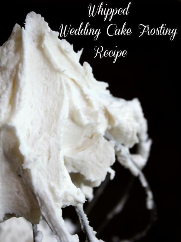 This whipped wedding cake frosting recipe is creamy, light, and holds up well to decorating, transporting, and warm temps. RestlessChipotle.com