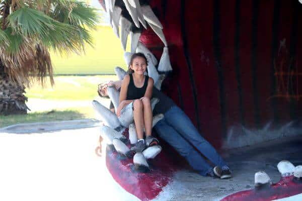 One storethat we shopped at during our Port Aransas Vacation has a huge shark outside 