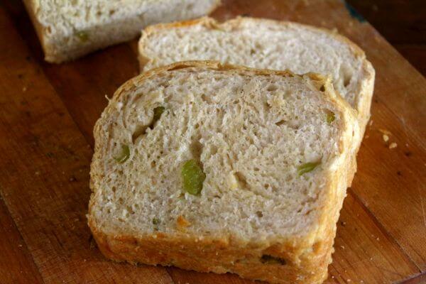 Hatch chile cheese bread is tender and light with lots of smoky, cheesy flavor and a Hatch chile kick. From Restlesschipotle.com