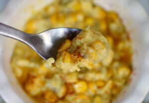 Southern Creamed Corn Recipe is easy to make with frozen corn any time of the year. From RestlessChipotle.com