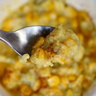 Southern Creamed Corn Recipe is easy to make with frozen corn any time of the year. From RestlessChipotle.com