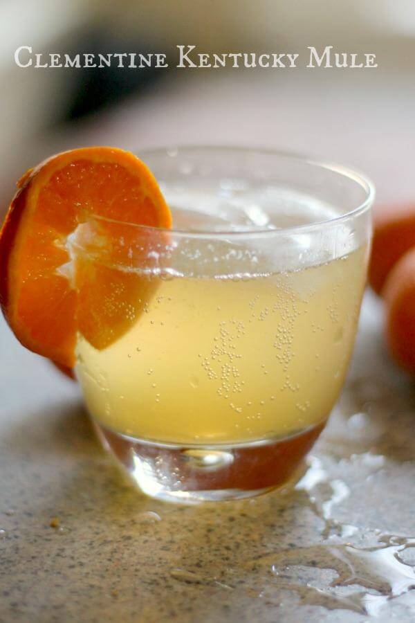 A refreshing cocktail, this Clementine Kentucky Mule is full of honey, ginger,and bright citrus flavor. From RestlessChipotle.com