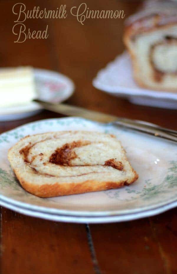 Buttermilk cinnamon bread has a swirl of sweet cinnamon in the midst of a buttery, tender crumb. Amazing for breakfast!!! from Restlesschipotle.com