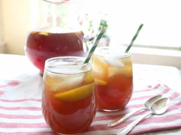 bourbon peach tea