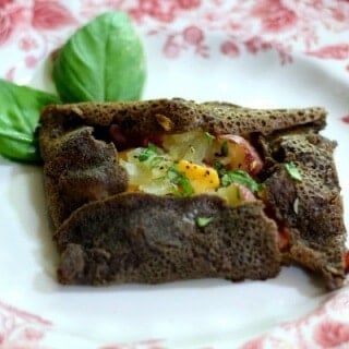 Ham and cheese crepes are easy to make and so delicious! A copy of a recipe I had in France. From RestlessChipotle.com