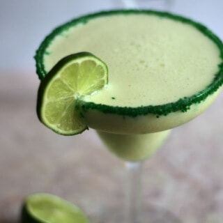Key lime pie margarita is easy to make -- so good!!! From RestlessChipotle.com