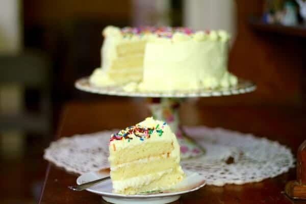 Lemon layer cake is just right for any special occasion. From restlesschipotle.com