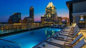 Enjoy drinks and a gorgeous Texas Sunset at Westin Austin's rooftop bar. From Restlesschipotle.com