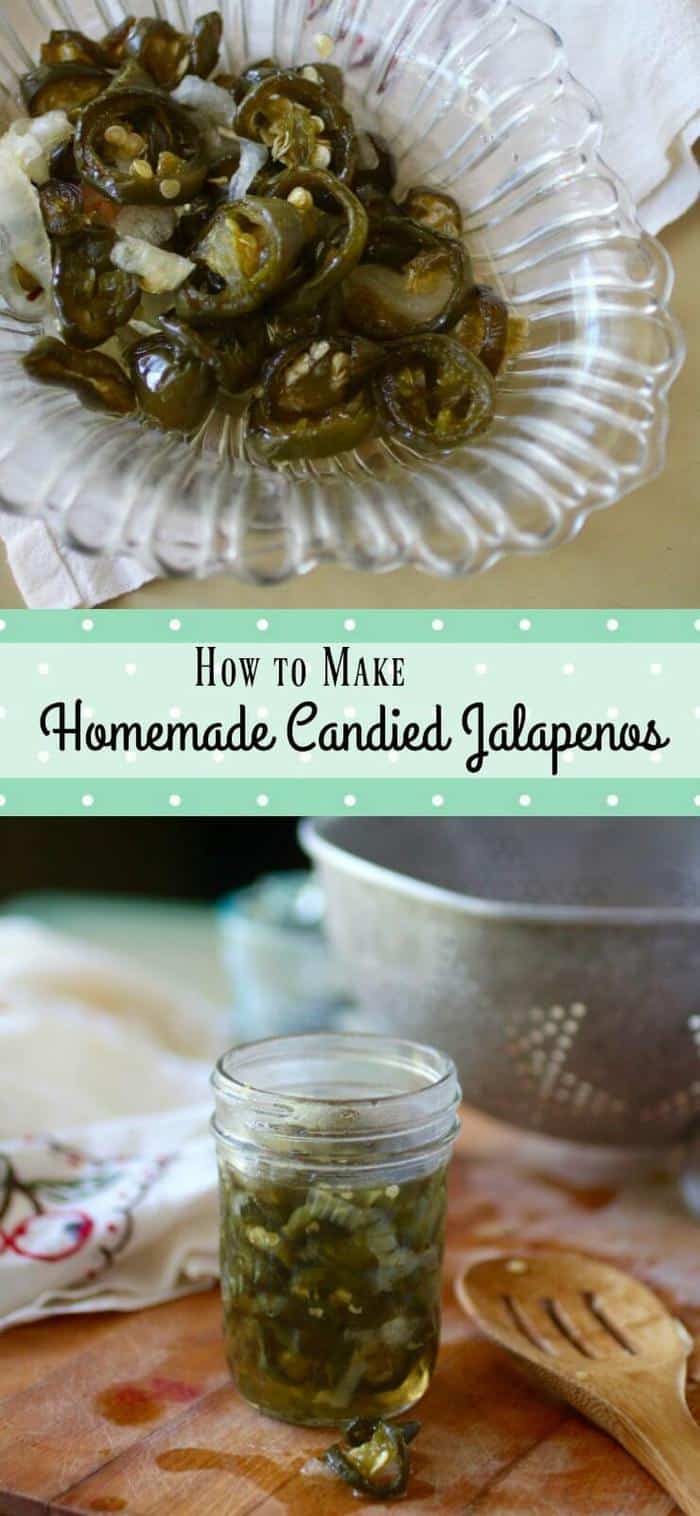Easy homemade candied jalapenos recipe has a secret ingredient that really makes the flavor pop! From RestlessChipotle.com