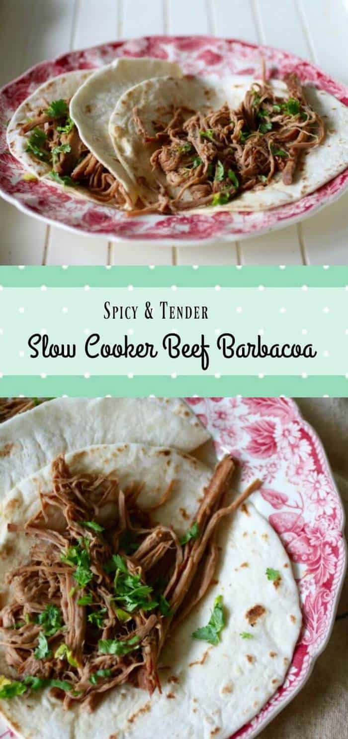 Slow cooker beef barbacoa (Barbacoa de Res) is an easy recipe that can be made with any meat you have on hand. Use it for tacos, enchiladas, tortas, or on top of mashed potatoes, rice, grits, or bread. From RestlessChipotle.com