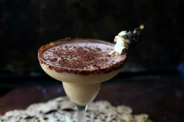 Easy ultimate mudslide cocktail recipe has a creamy s'mores flavor. From RestlessChipotle.com