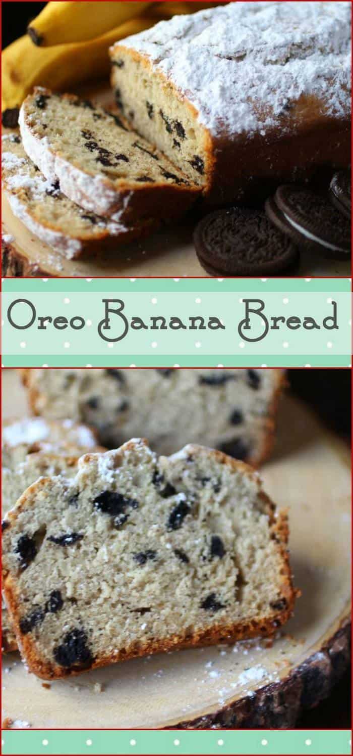 Your family will love this easy banana bread with an explosion of Oreo cookie flavor in each bite. Best banana bread ever and definitely a family favorite! From RestlessChipotle.com