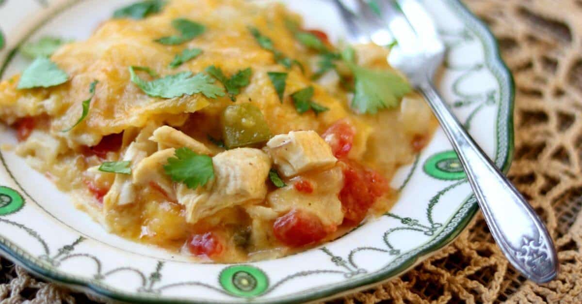 king ranch chicken casserole without canned soup