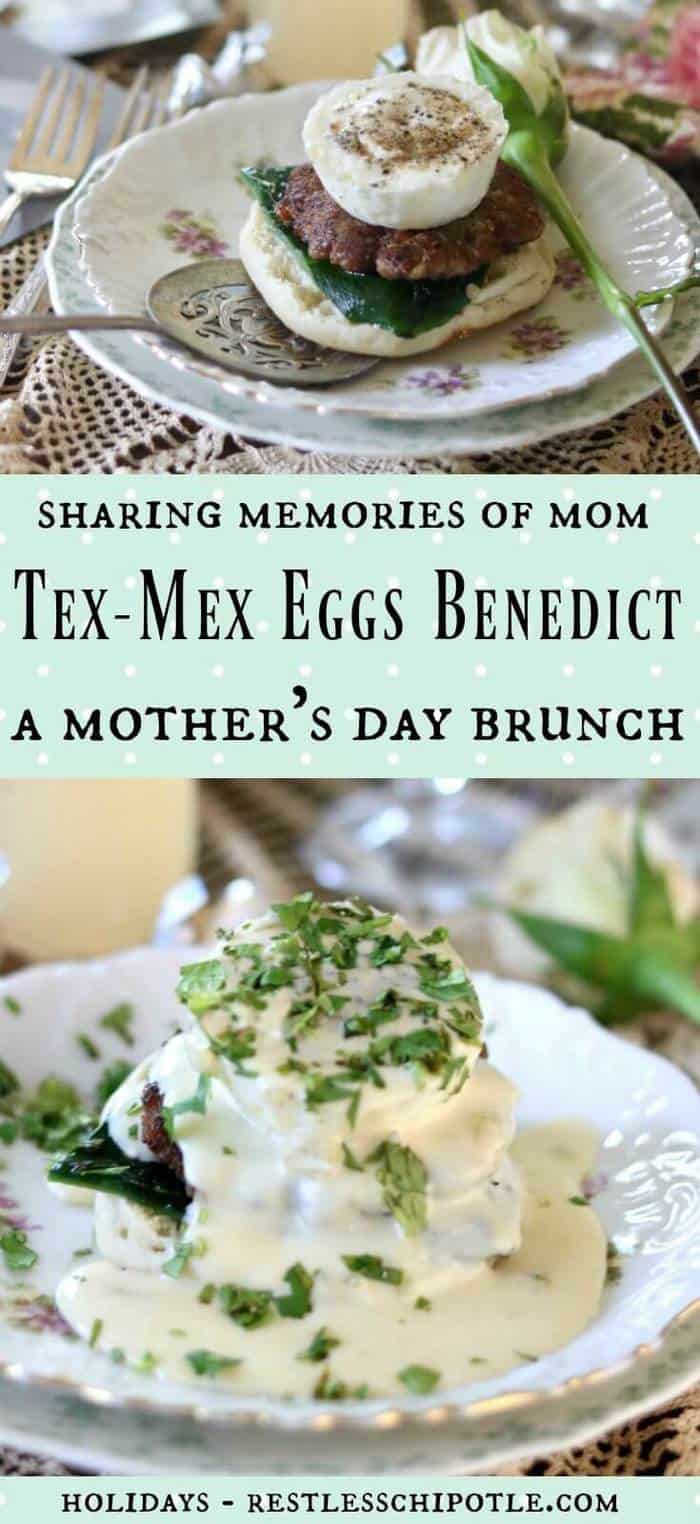 Tex-Mex Eggs Benedict is a tasty twist on the classic recipe. Tips on how to make the perfect poached egg, too! Great brunch idea! From RestlessChipotle.com