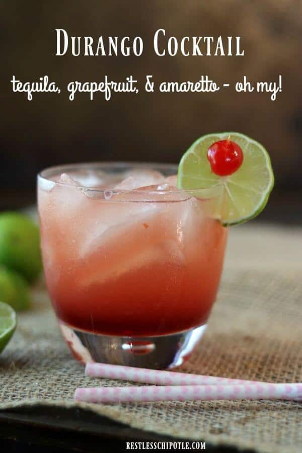 A durango cocktail recipe is similar to a paloma but with the addition of amaretto to smooth out the flavor.Perfect brunch beverage! From RestlessChipotle.com