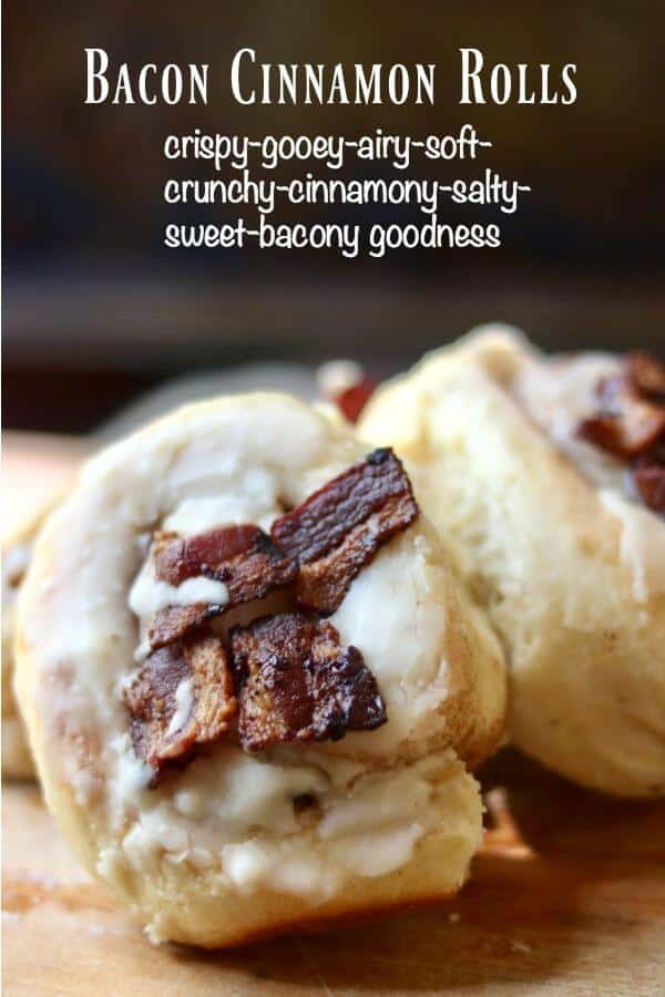 Easy bacon cinnamon rolls are full of smoky, salty-sweet gooey goodness! Make them from scratch with this easy recipe. Perfect for Father's Day! from Restlesschipotle.com