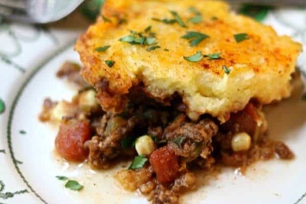 This easy tamale pie recipe can be assembled ahead and baked just before serving. Tex-Mex comfort food! From RestlessChipotle.com