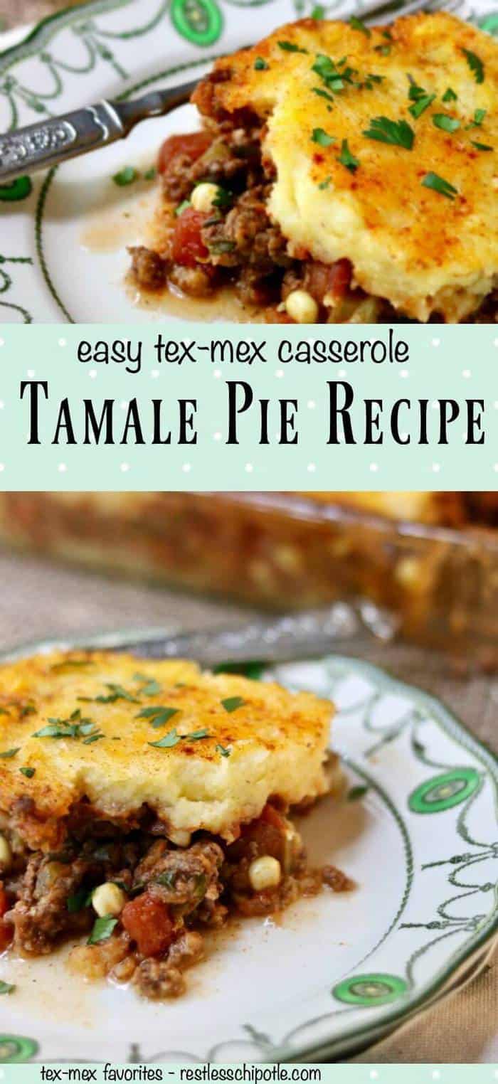 This easy Tex-Mex Tamale Pie recipe has been a favorite of families everywhere for decades - providing a budget friendly comfort food to busy home cooks. From RestlessChipotle.com